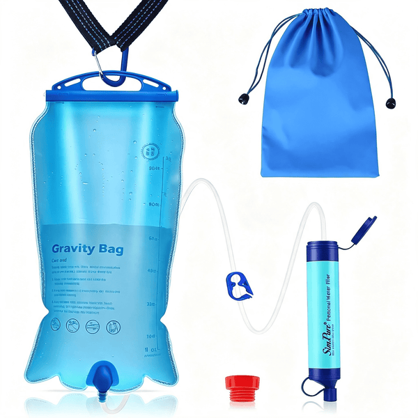 SimPure 3L Gravity Water Filter Filtration System