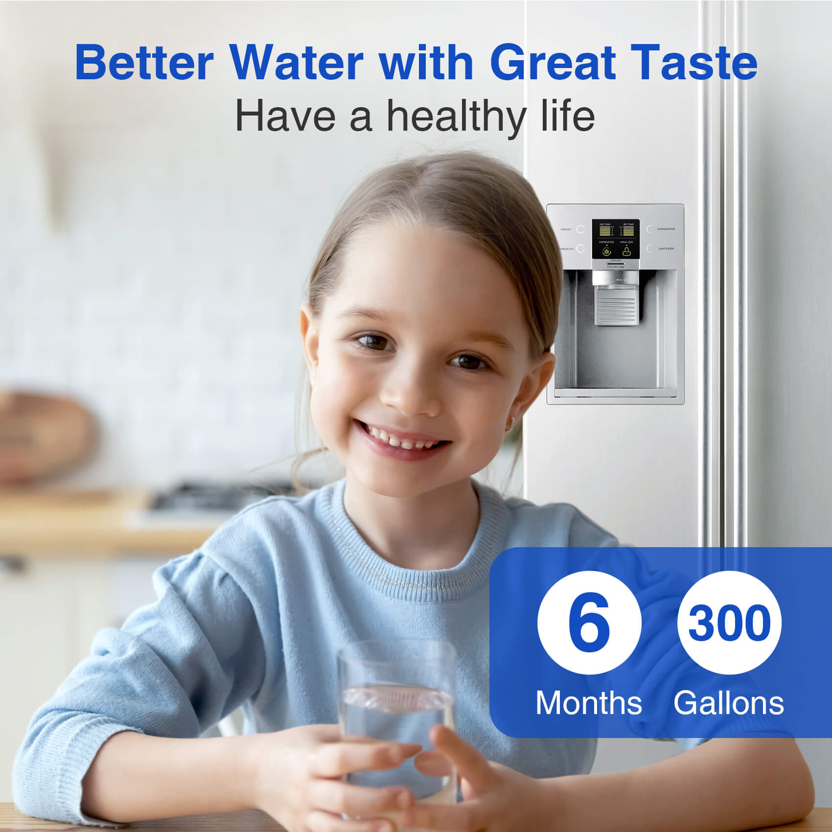 RedyPure RP-F09 Replacement for GE MWF GWF06 FMG1 WF287 EFF-6013A PL-100 Refrigerator Water Filter