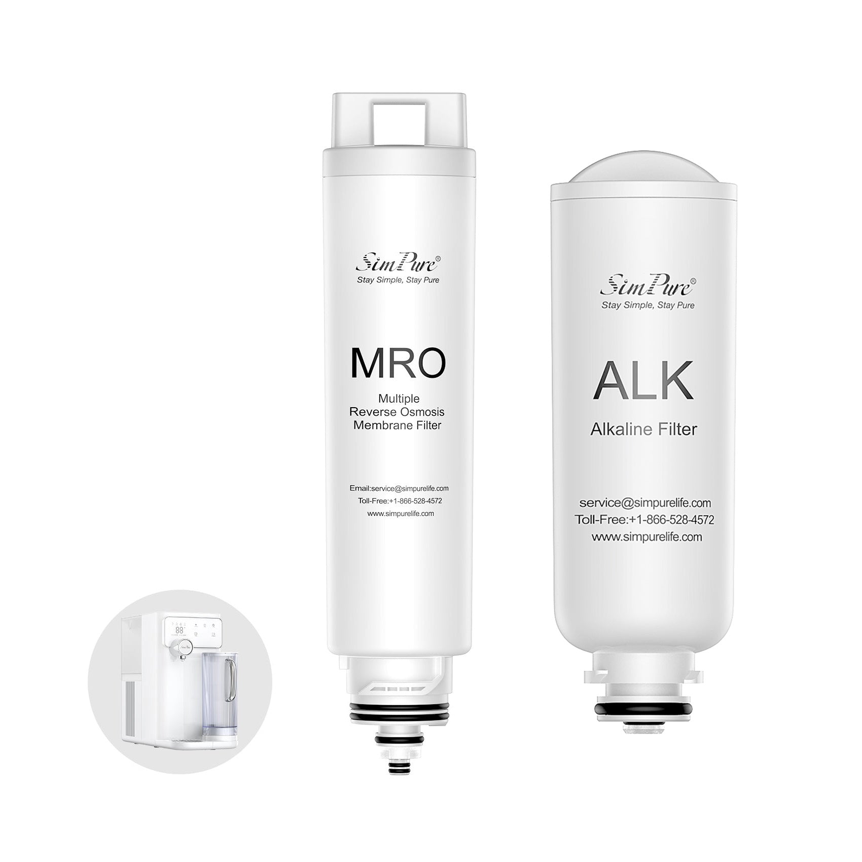 SimPure Y10C/Y10H Filter Replacement Set