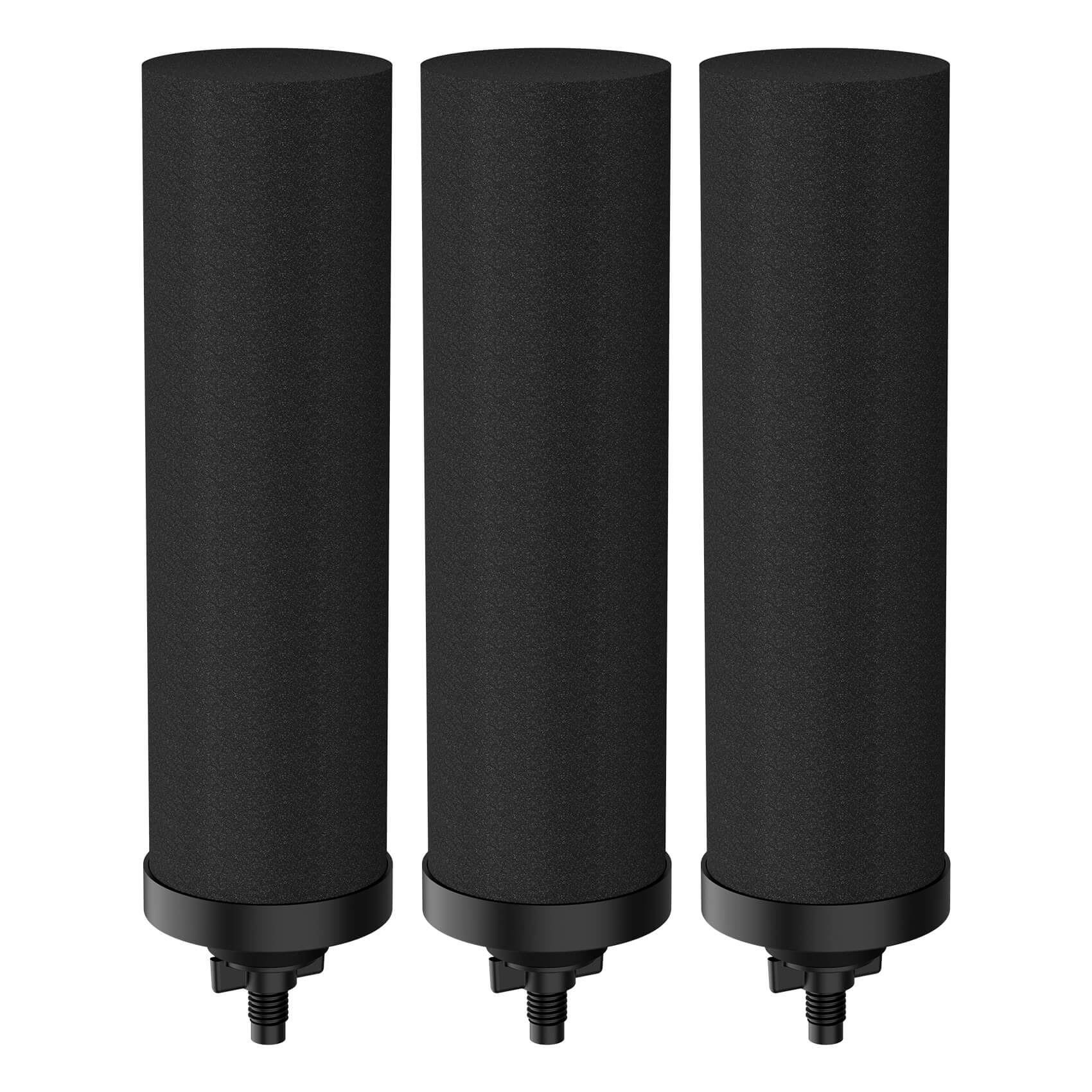 Membrane Solutions U3P Original Replacement Filter | Compatible for Black Berkey Water Filter 3 Pack