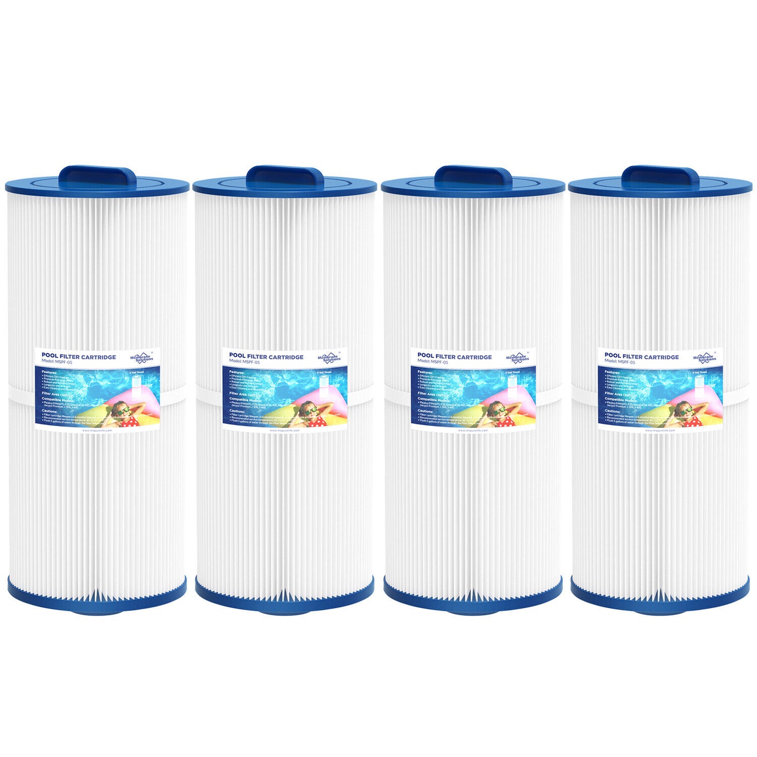 Membrane Solutions F5 Large Pool Filter Cartridge Replacement for PJW60TL-F2S Jacuzzi J300 J400