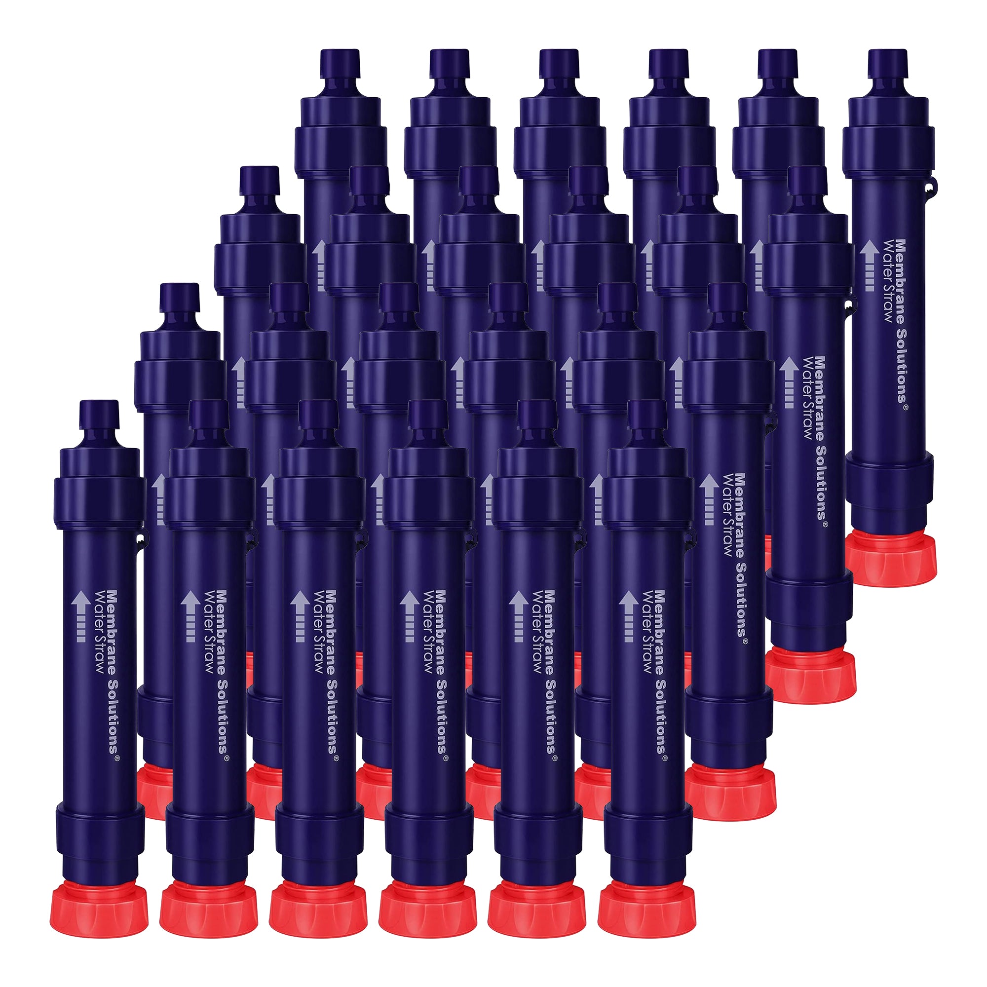 Membrane Solutions WS02 Detachable Straw Water Filter for Hiking Camping Travel and Emergency