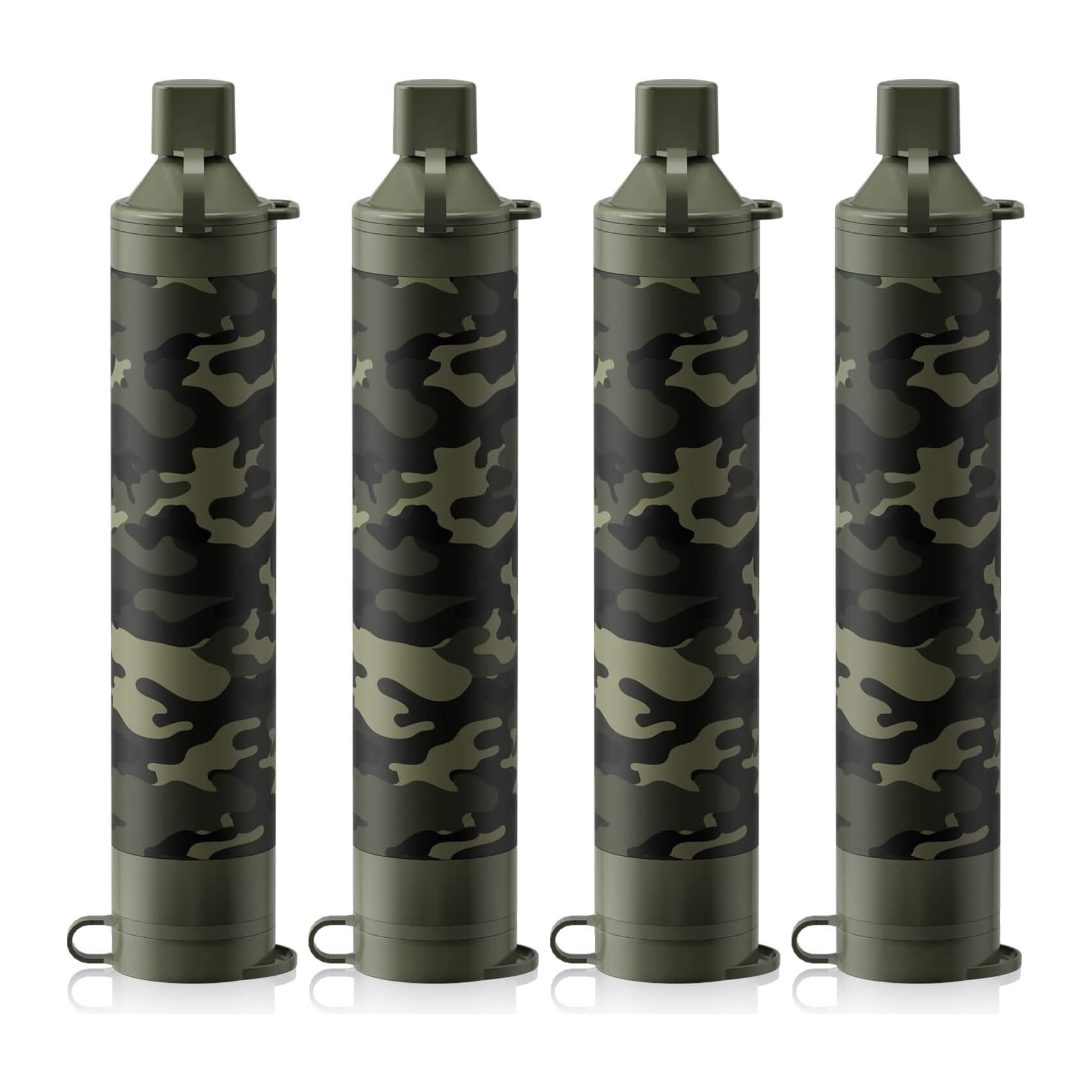 Membrane Solutions Personal Straw Water Filter for Camping, Hiking, Survival, Emergency, Travel