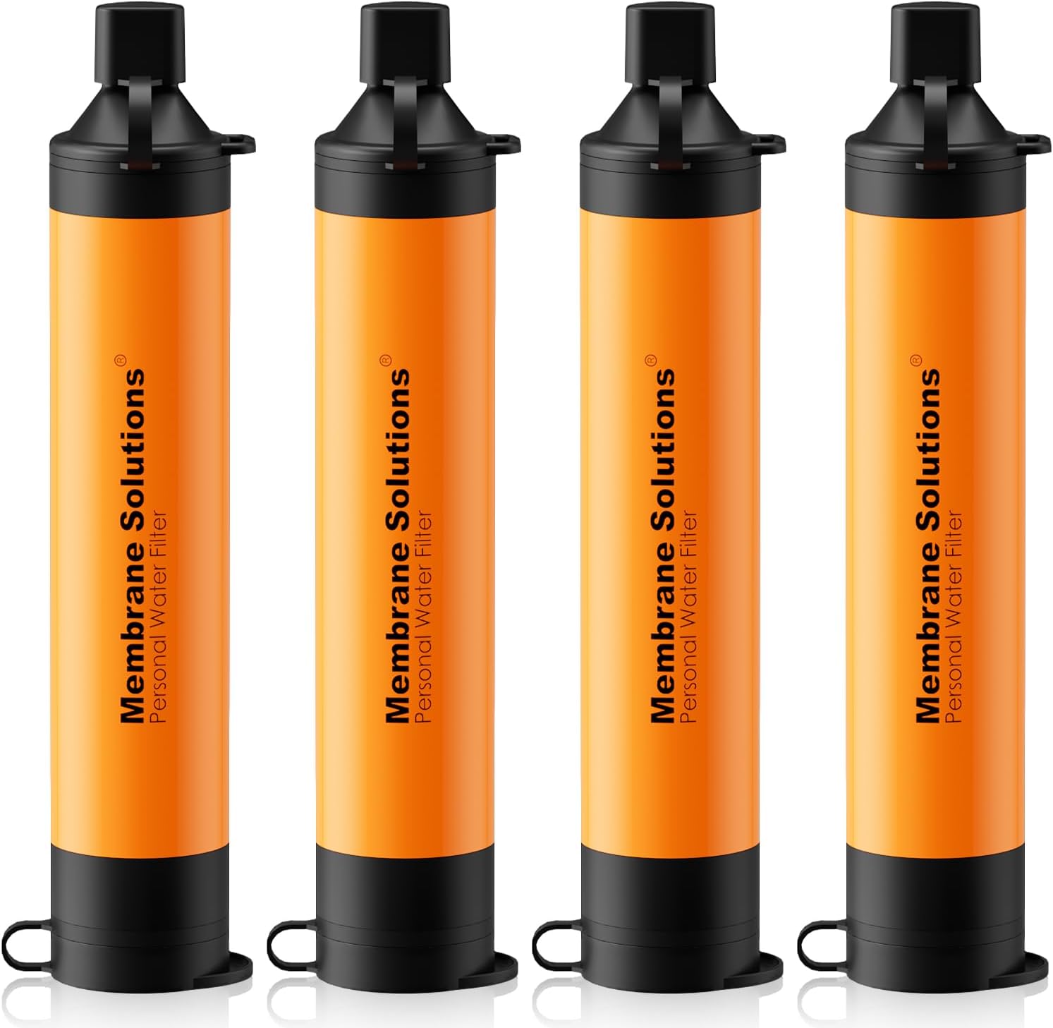 Membrane Solutions Personal Straw Water Filter for Camping, Hiking, Survival, Emergency, Travel