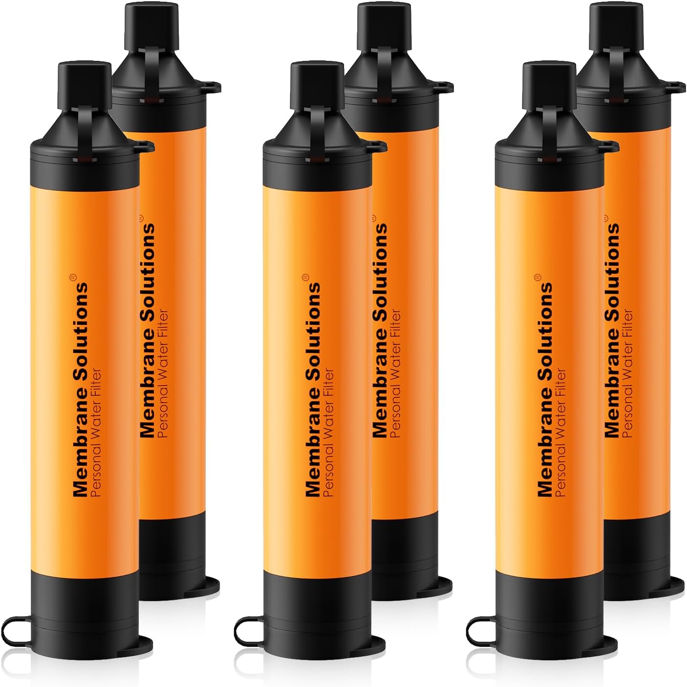 Membrane Solutions Personal Straw Water Filter for Camping, Hiking, Survival, Emergency, Travel
