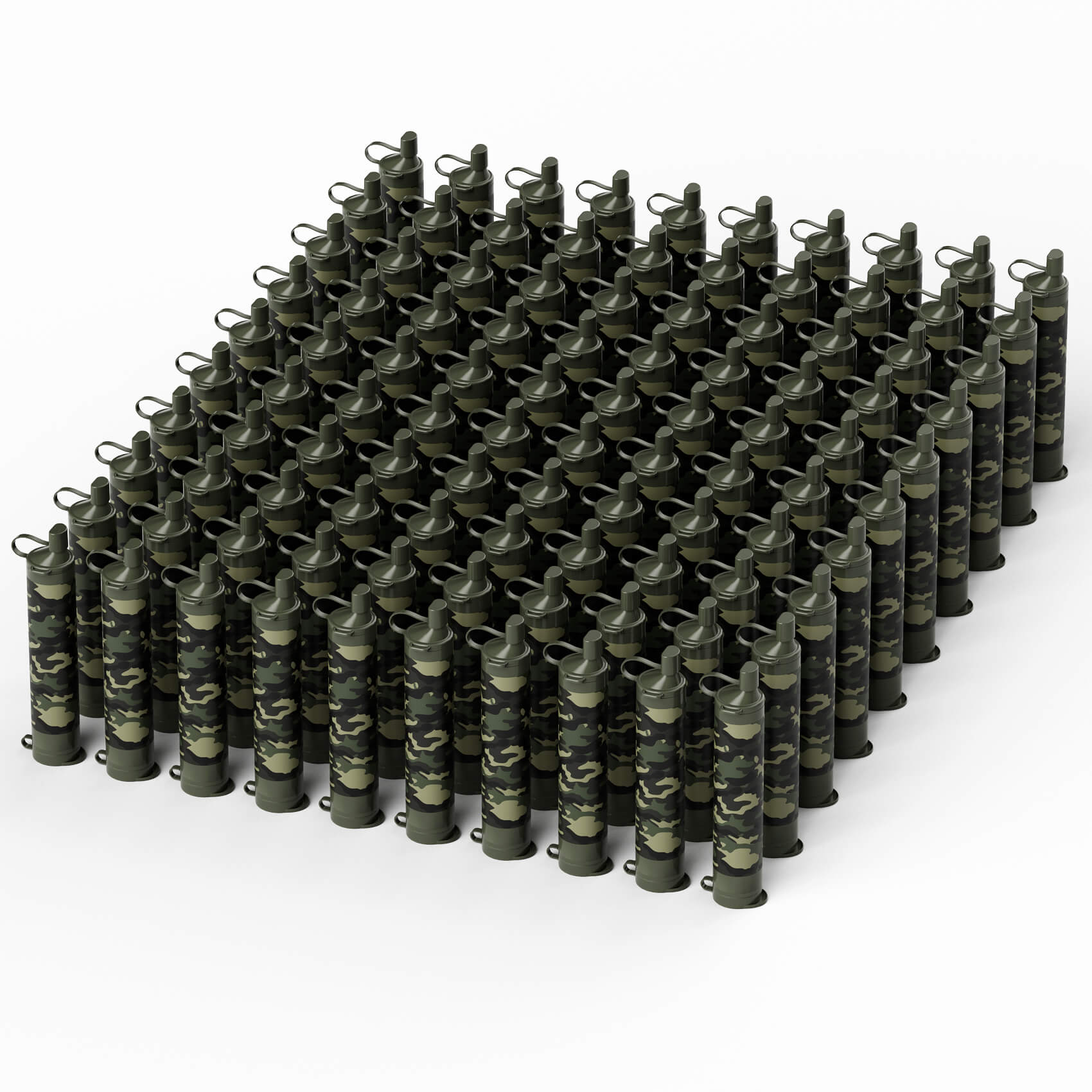 Membrane Solutions Personal Straw Water Filter for Camping, Hiking, Survival, Emergency, Travel