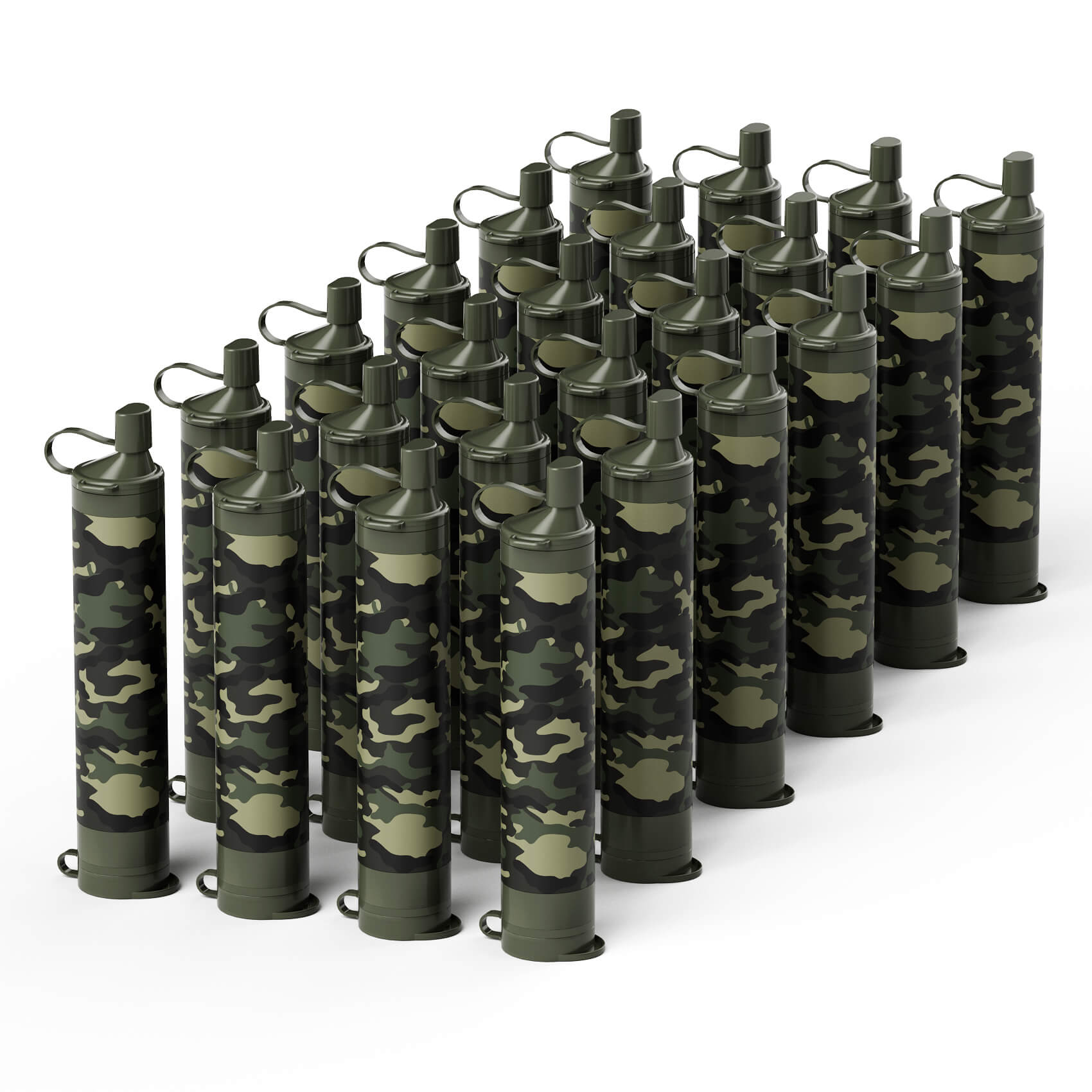 Membrane Solutions Personal Straw Water Filter for Camping, Hiking, Survival, Emergency, Travel