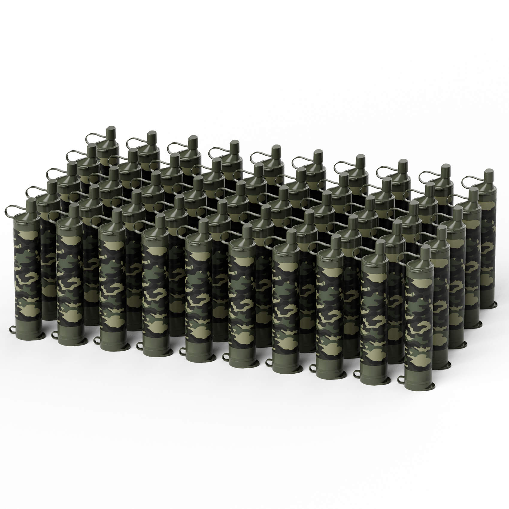 Membrane Solutions Personal Straw Water Filter for Camping, Hiking, Survival, Emergency, Travel