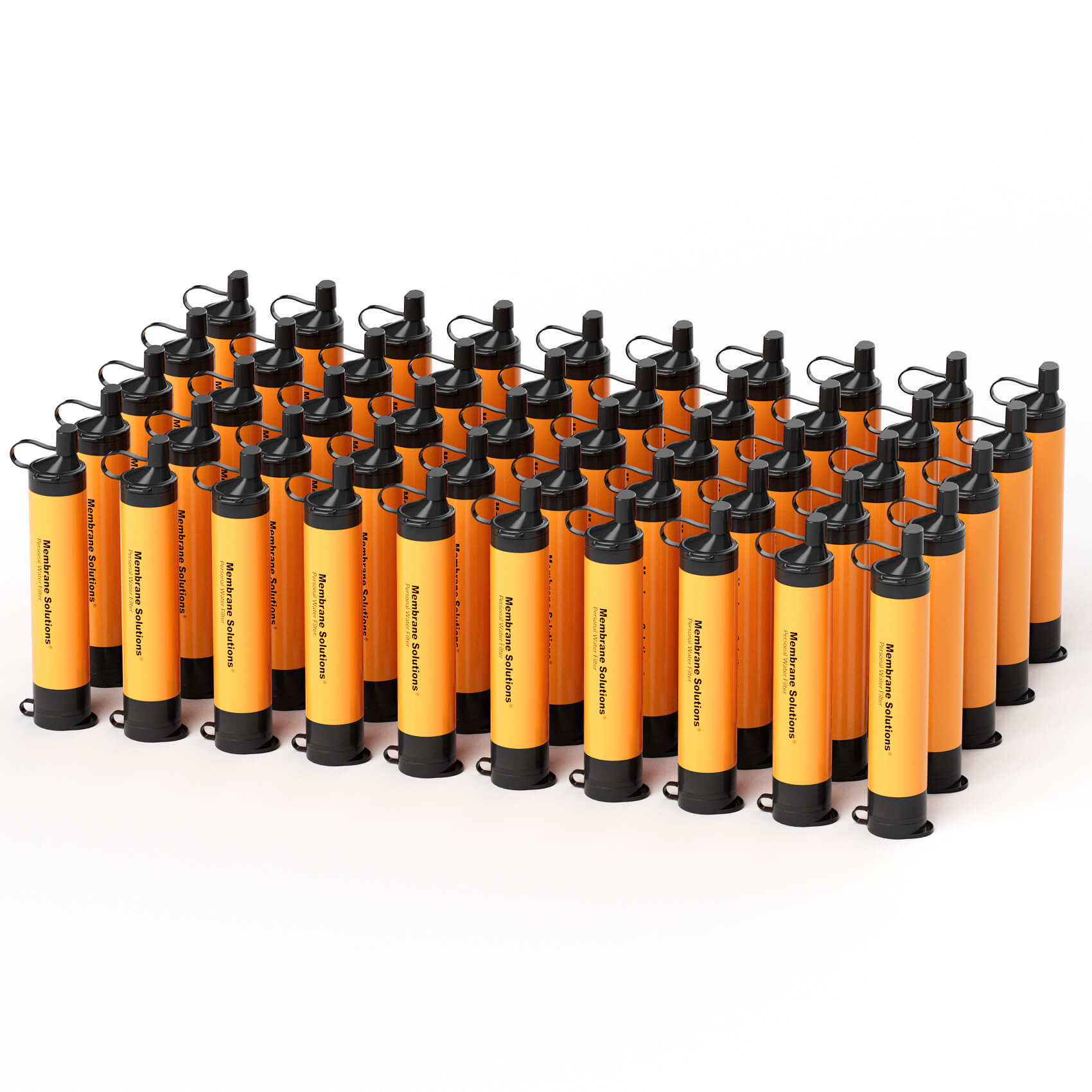 Membrane Solutions Personal Straw Water Filter for Camping, Hiking, Survival, Emergency, Travel