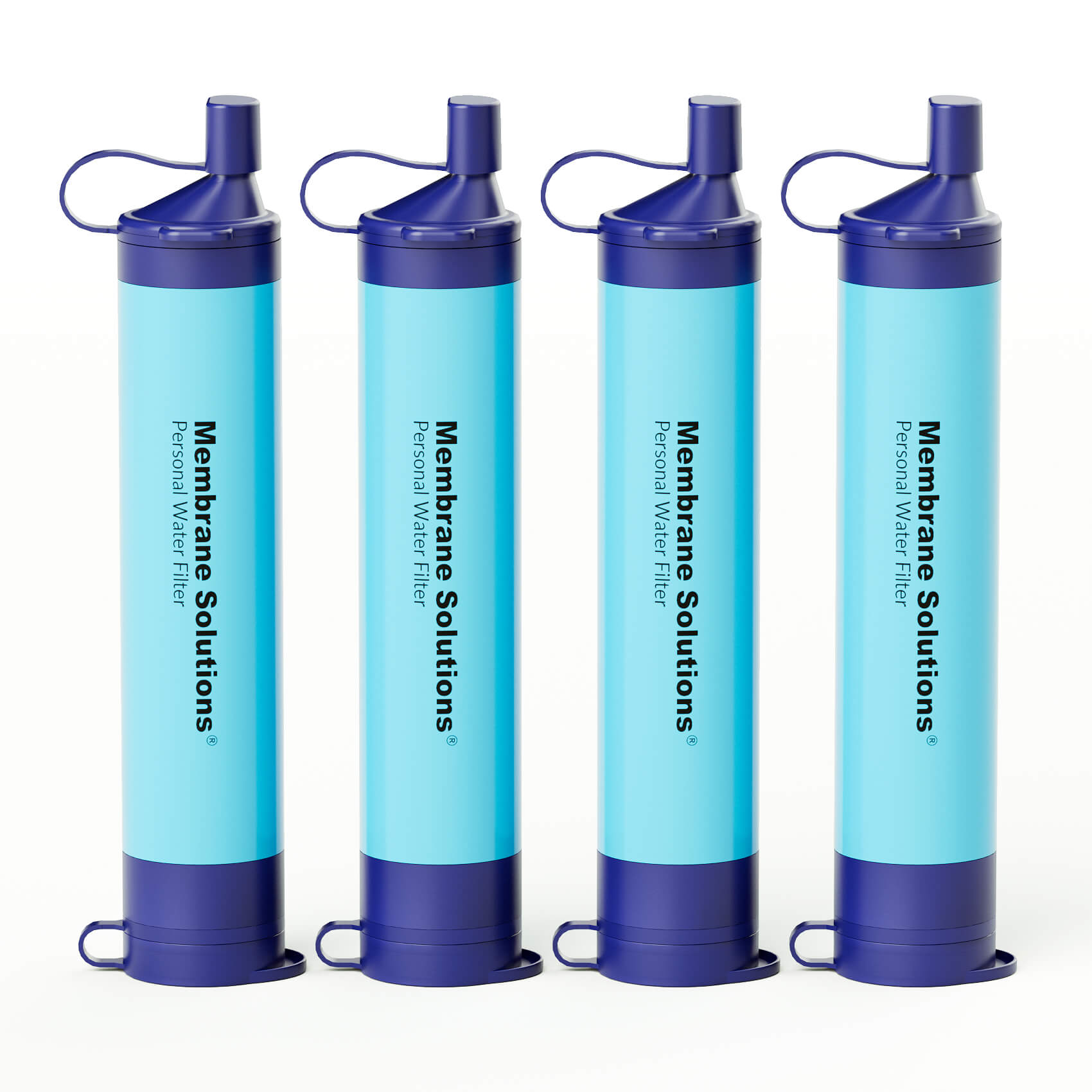 Membrane Solutions Personal Straw Water Filter for Camping, Hiking, Survival, Emergency, Travel