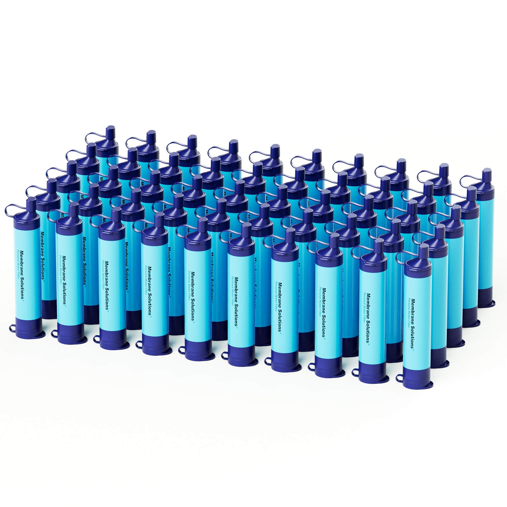 WAKIWAKI Personal Water Filter Straw - Survival, Backpacking, Replaceable Cartridge