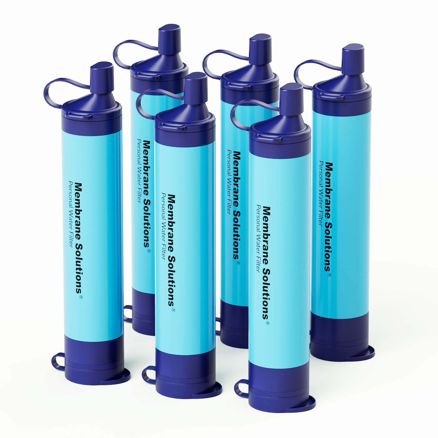 Membrane Solutions Personal Straw Water Filter for Camping, Hiking, Survival, Emergency, Travel