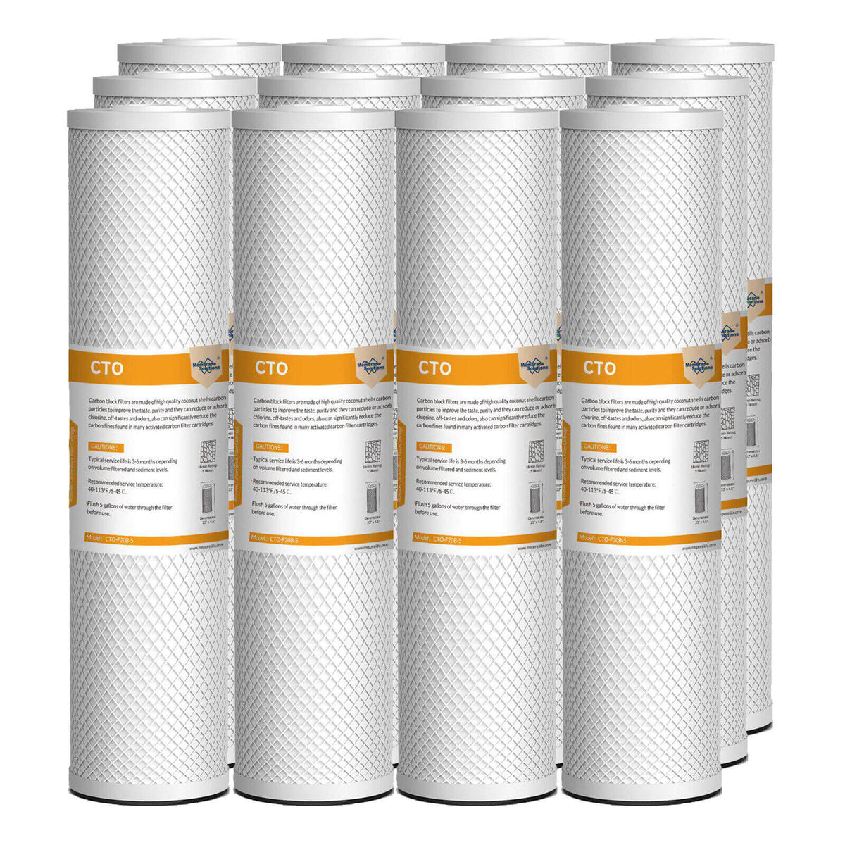 Membrane Solutions Coconut Shell Activated Carbon Whole House Sediment ...