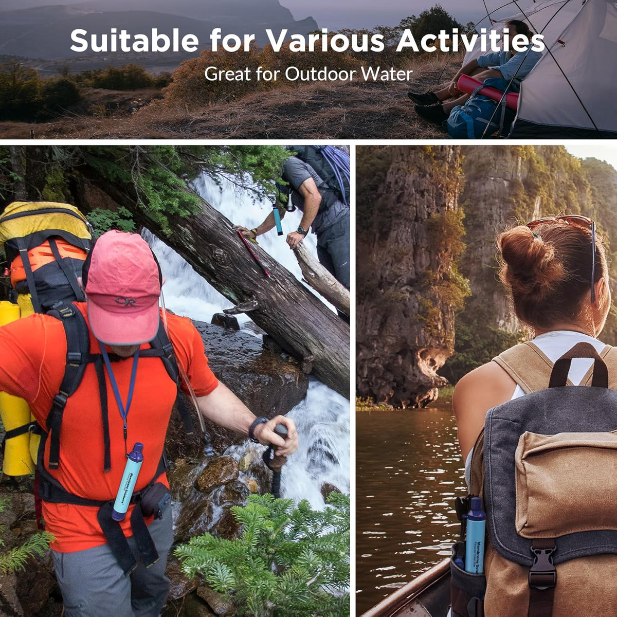 Compact Filter Straw for Outdoor Enthusiasts