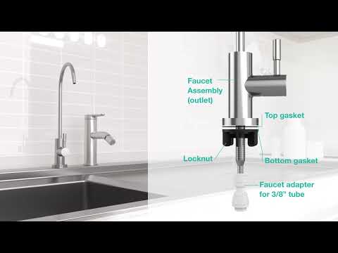 SimPure Q3 600GPD 7-Stage Under Sink Tankless Reverse Osmosis Water Filtration System