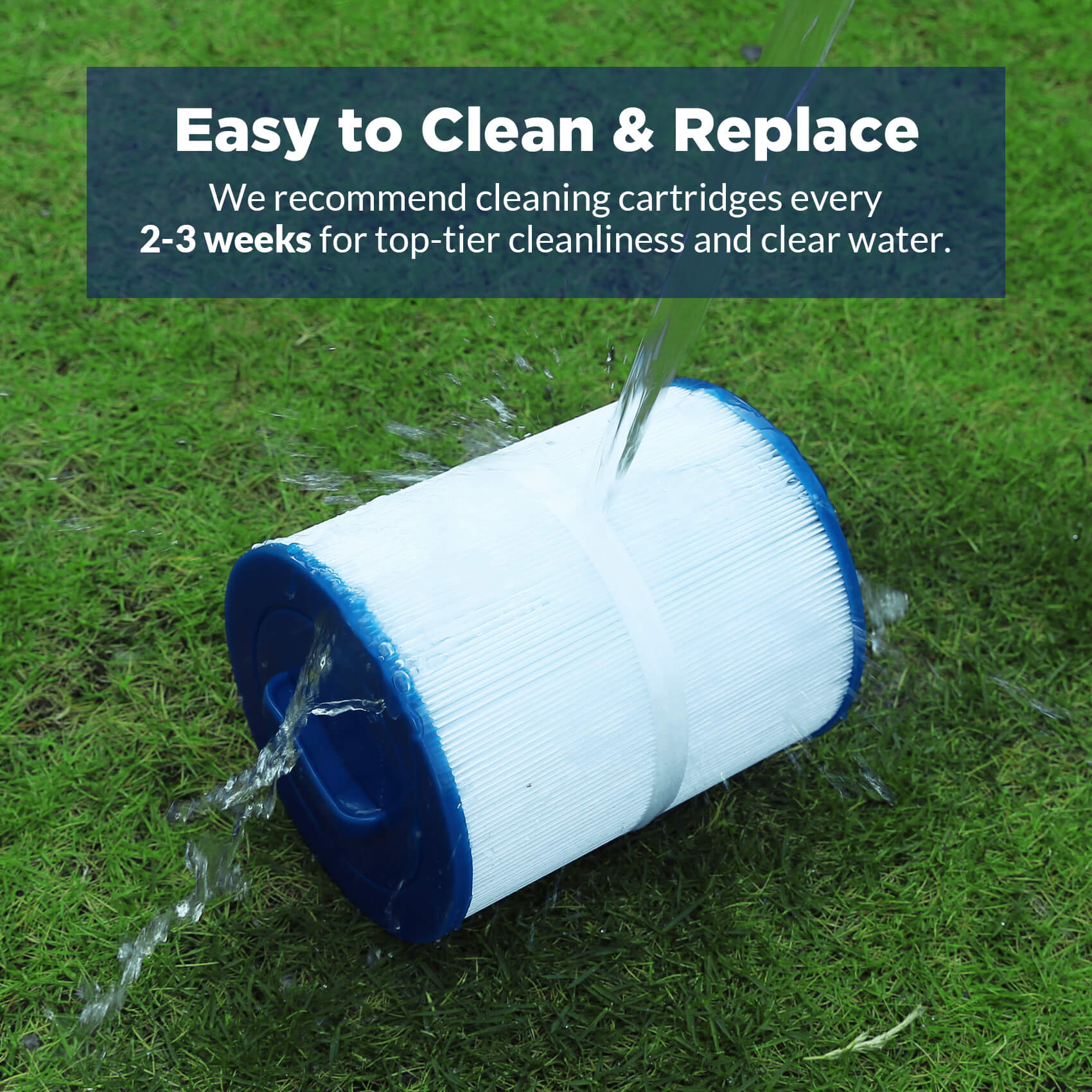 Membrane Solutions F3 Hot Tub & Spa Pool Repalcement Cartridge Filter