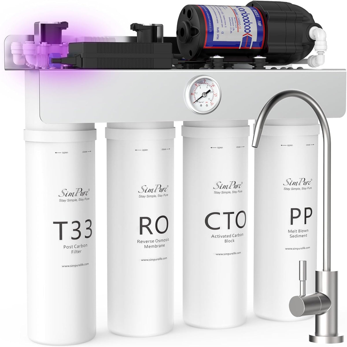 SimPure T1-400 Under Sink RO