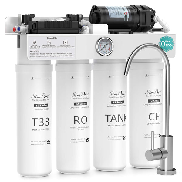T2-600T Tankless Undersink RO System