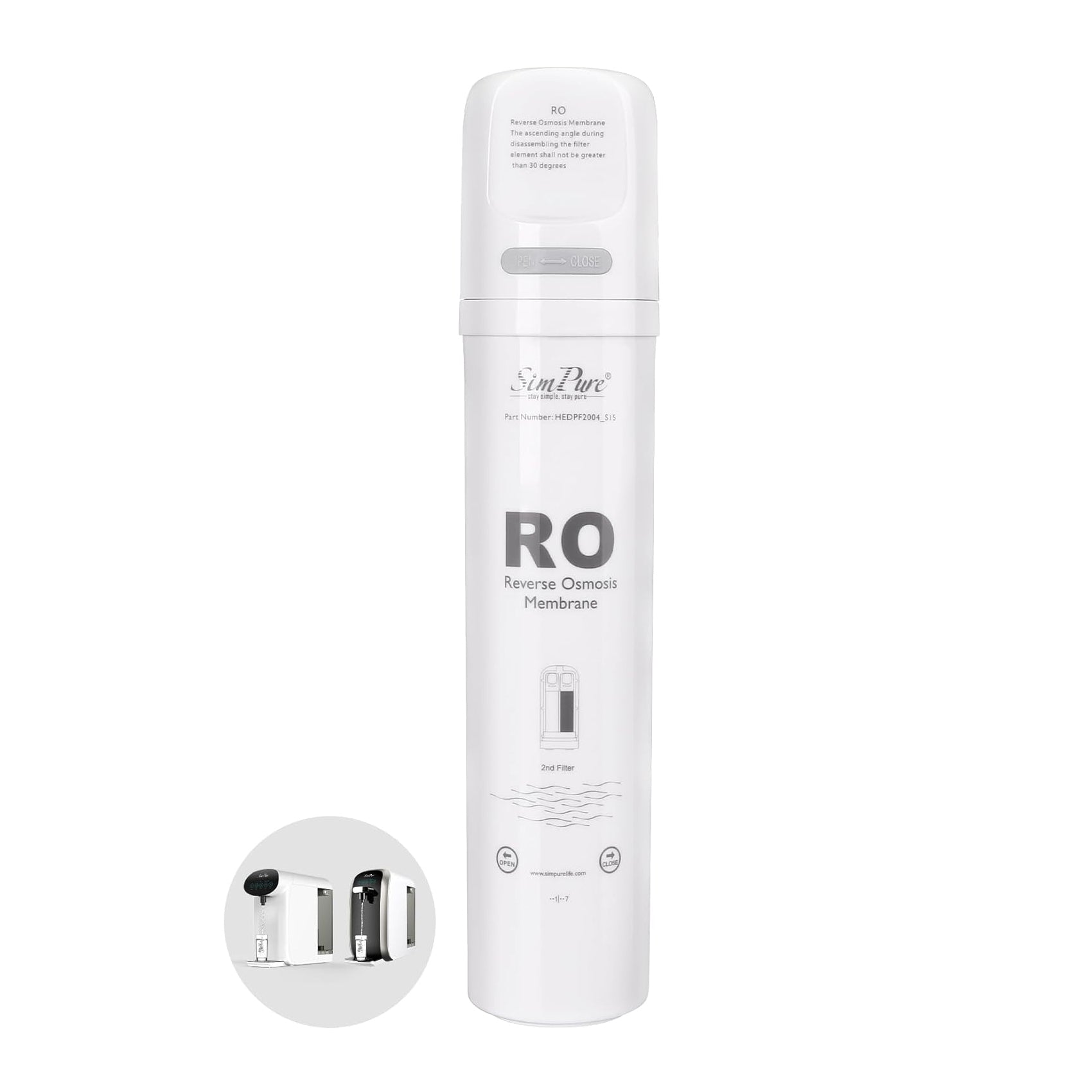 SimPure Y7/Y7P-BW/Y7P-W RO Filter Replacement Cartridge