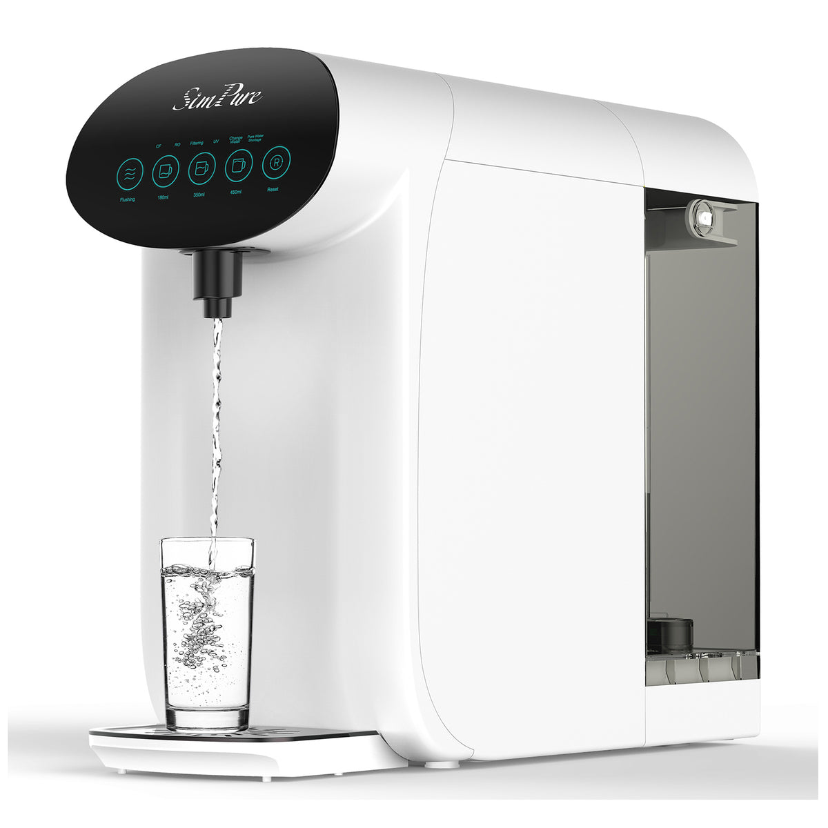 SimPure Y7P-W Countertop RO UV Water Filter Dispenser for Home