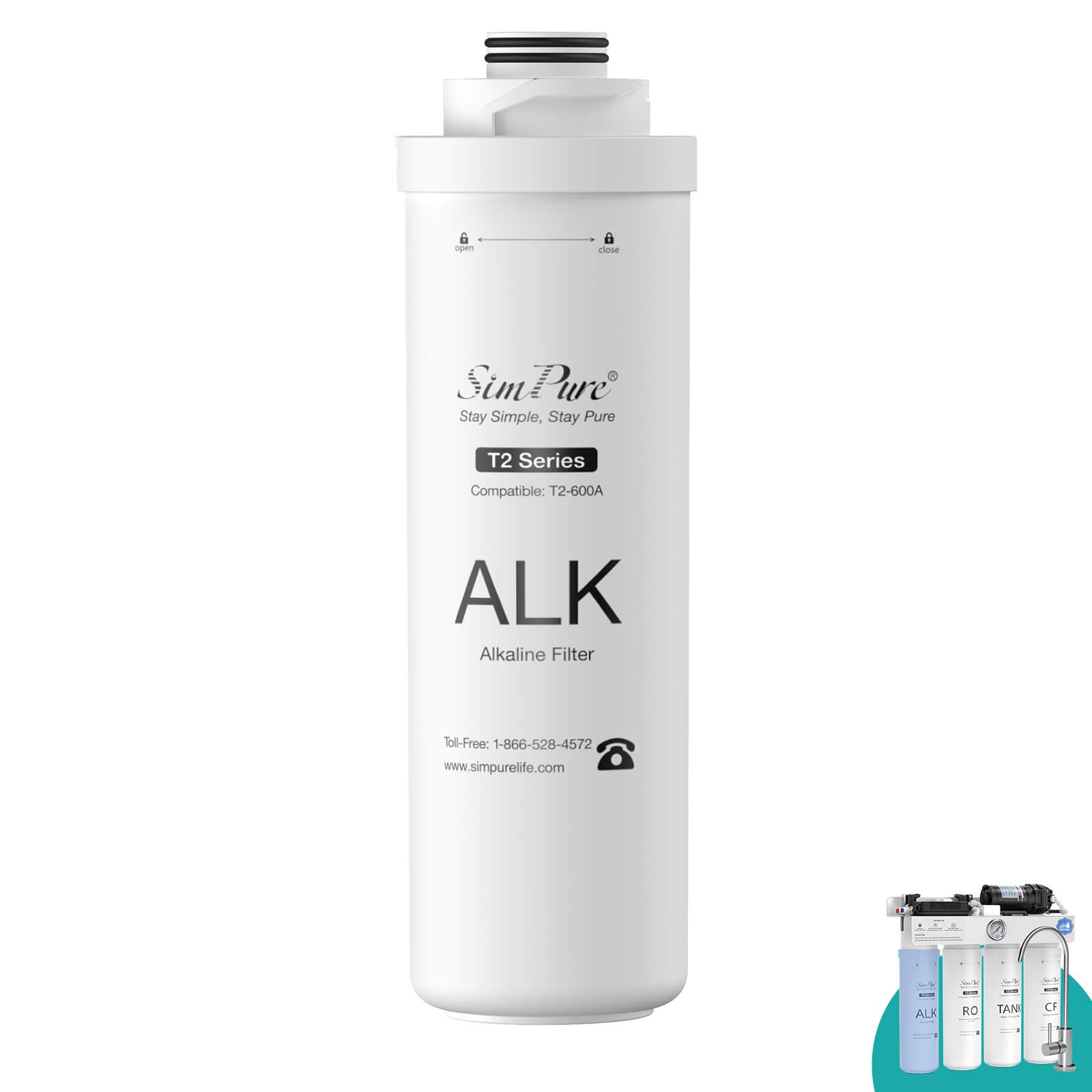 SimPure T2-600A Replacement Filters