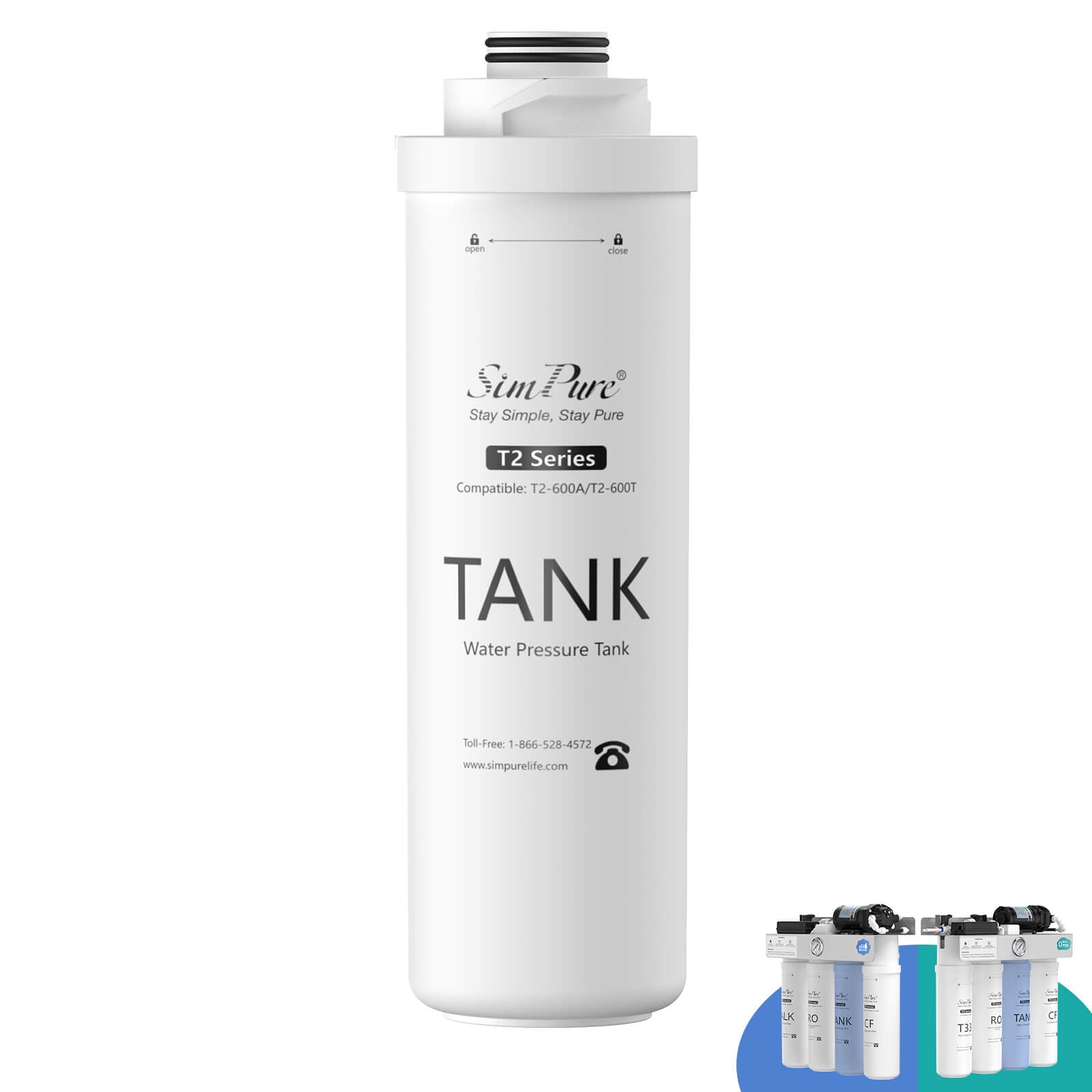 SimPure T2-600A Replacement Filters