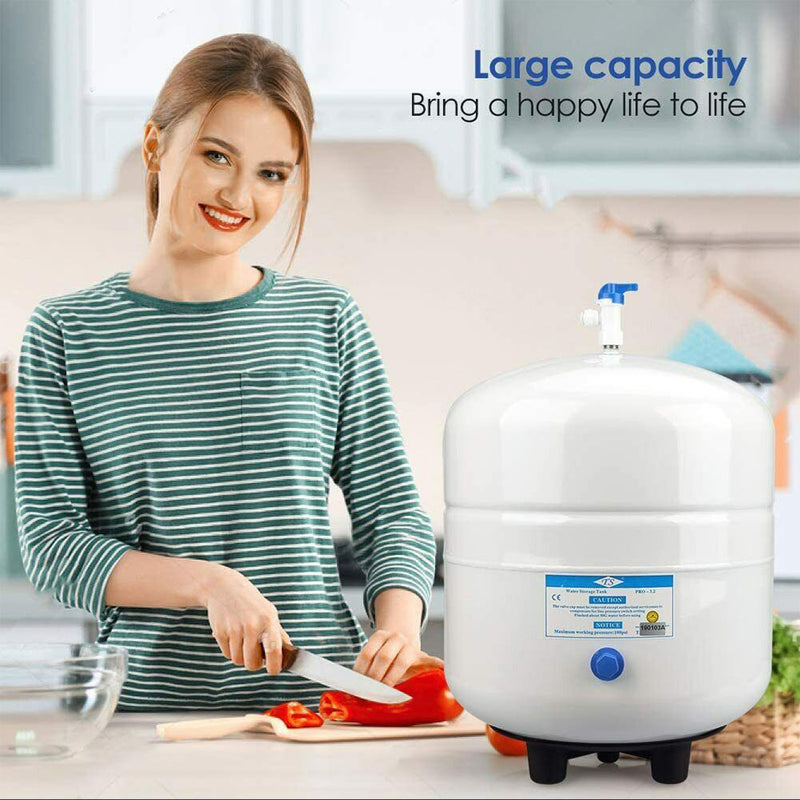 SimPure 3.2 Gallon Water Storage Tank For Reverse Osmosis RO Water Filter System