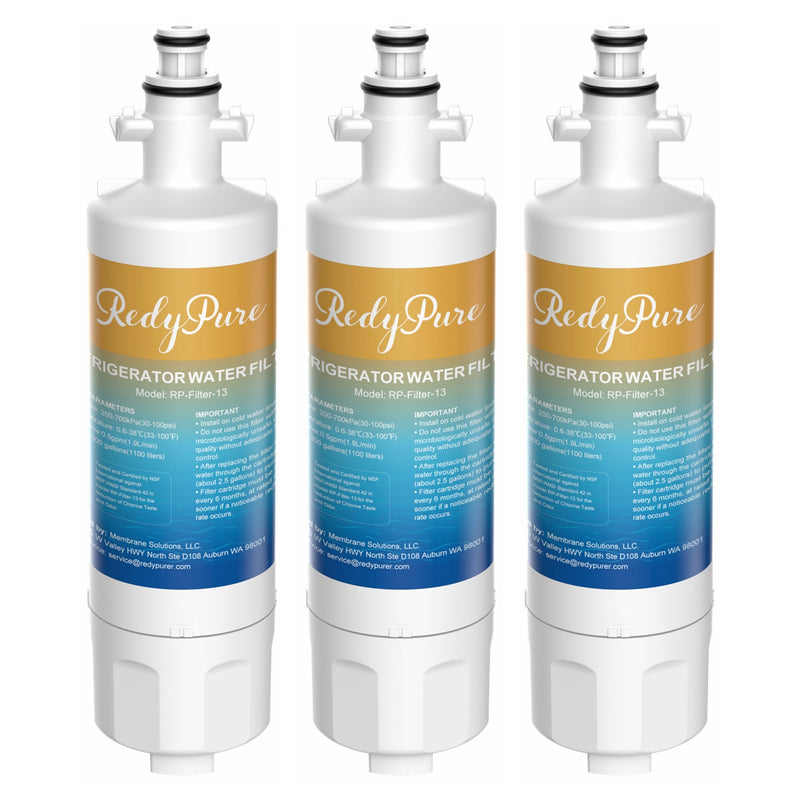 RedyPure LG LT700P ADQ36006101 Refrigerator Water Filter Replacement ADQ36006102 46-9690