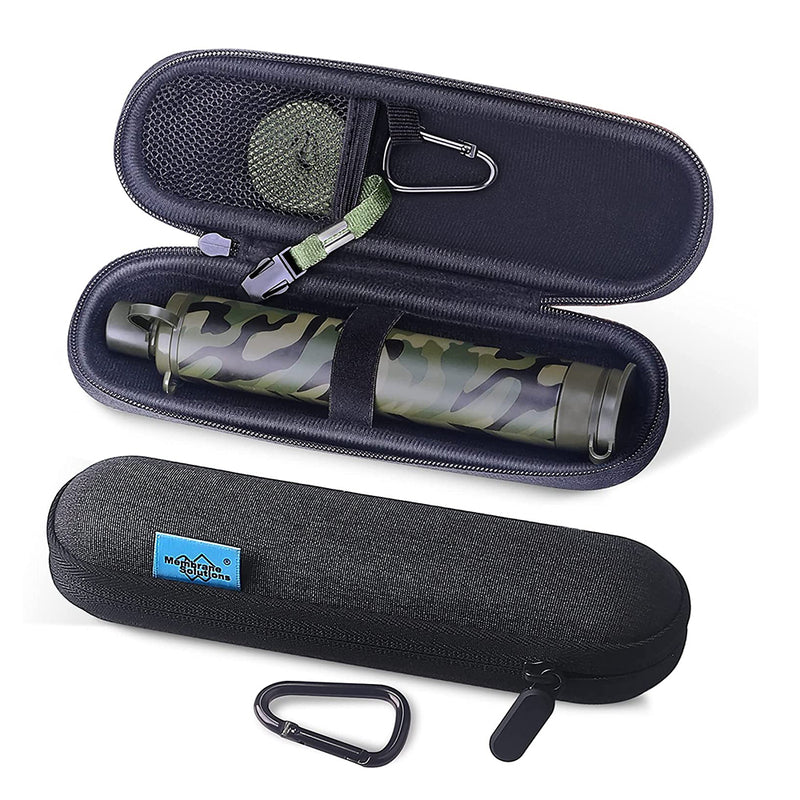 Water Filter Purification Straw Survival Kit Gear Portable For Emergency Hiking Camping Backpacking and Preparedness