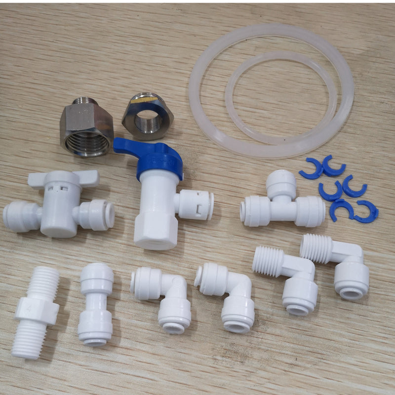 SimPure Quick Connect Water Filter Tube Fittings for RO Water Reverse Osmosis System T1