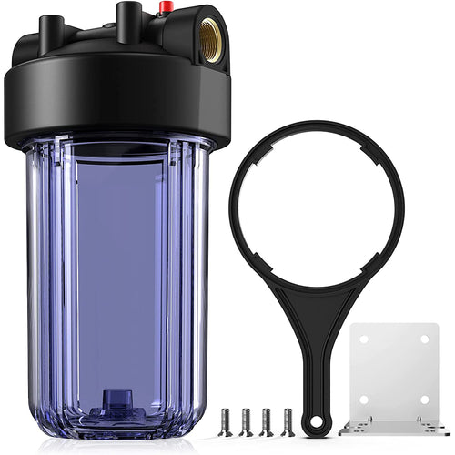 SimPure DB10C 4.5" x 10 Inch Clear Water Filter Housing