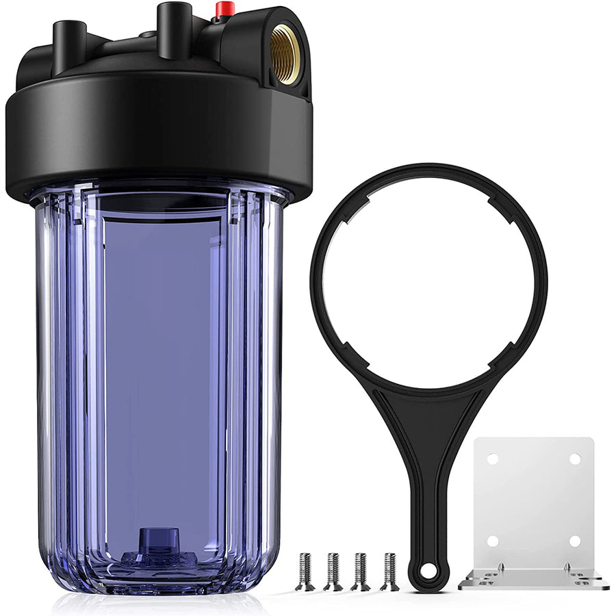 SimPure DB10C 4.5" x 10 Inch Clear Water Filter Housing
