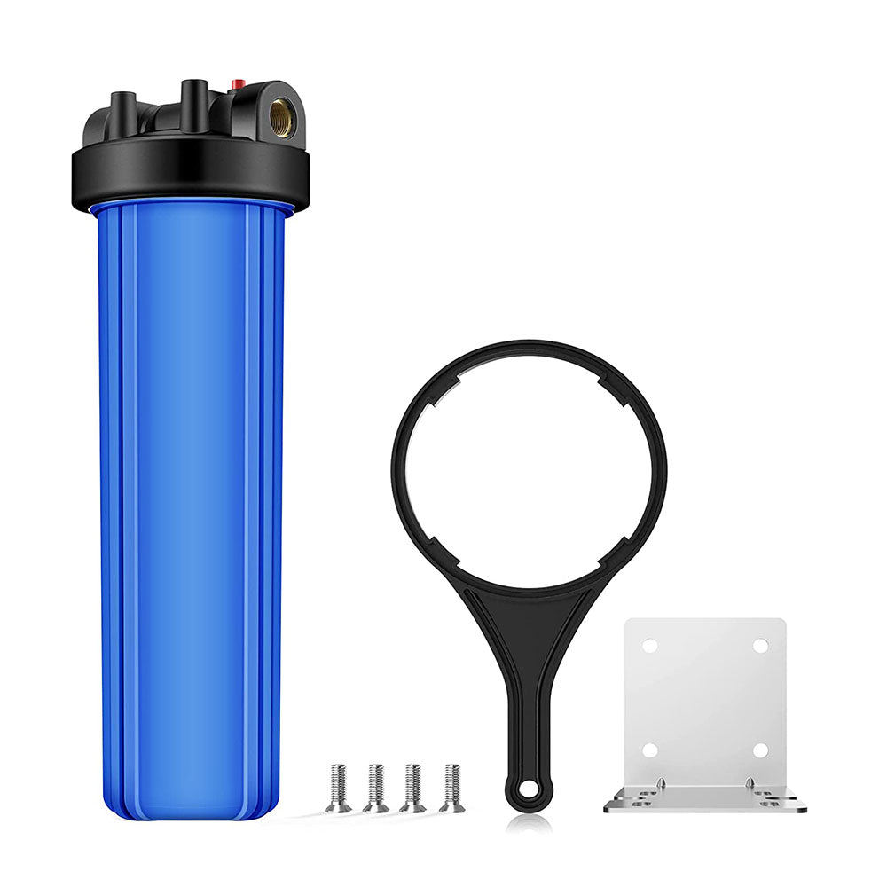 SimPure DB20P Big 20 Inch Whole House Water Filter Housing 4.5 x 20 Inch Universal Filter