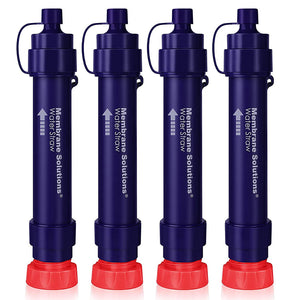 Membrane Solutions WS02 Detachable Straw Water Filter for Hiking Camping Travel and Emergency