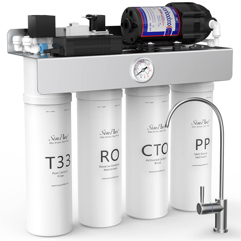 SimPure T1-400 UV Best Water Filter System for Hard Water